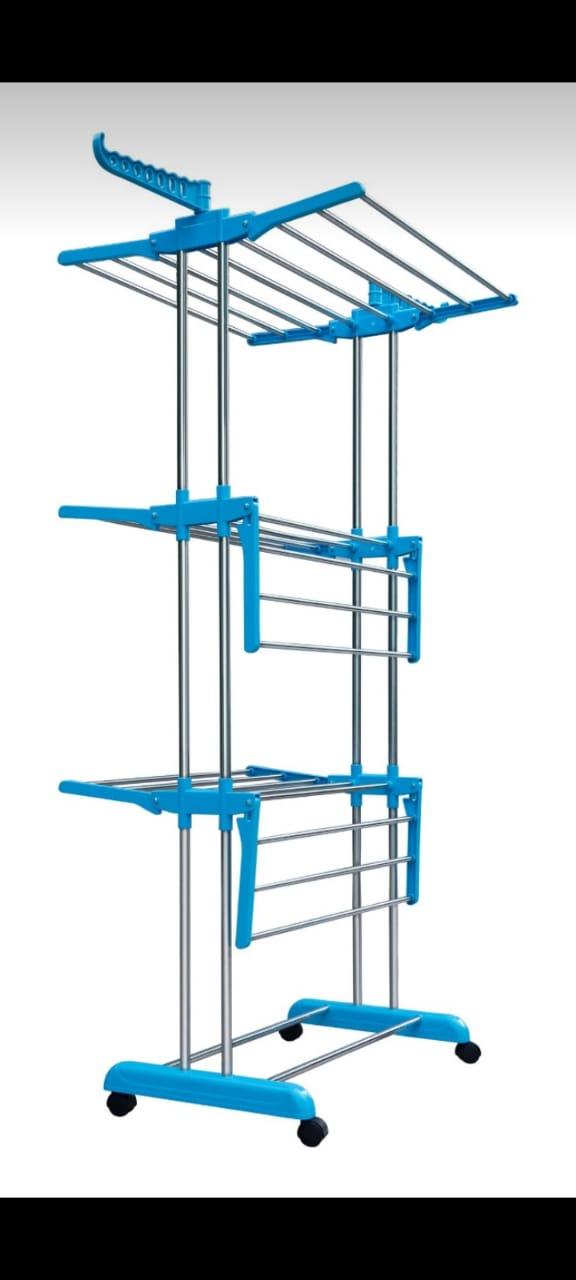 CNS Foldable Clothes Drying Stand - Stainless Steel Rust-Resistant Cloth Dryer Stand India