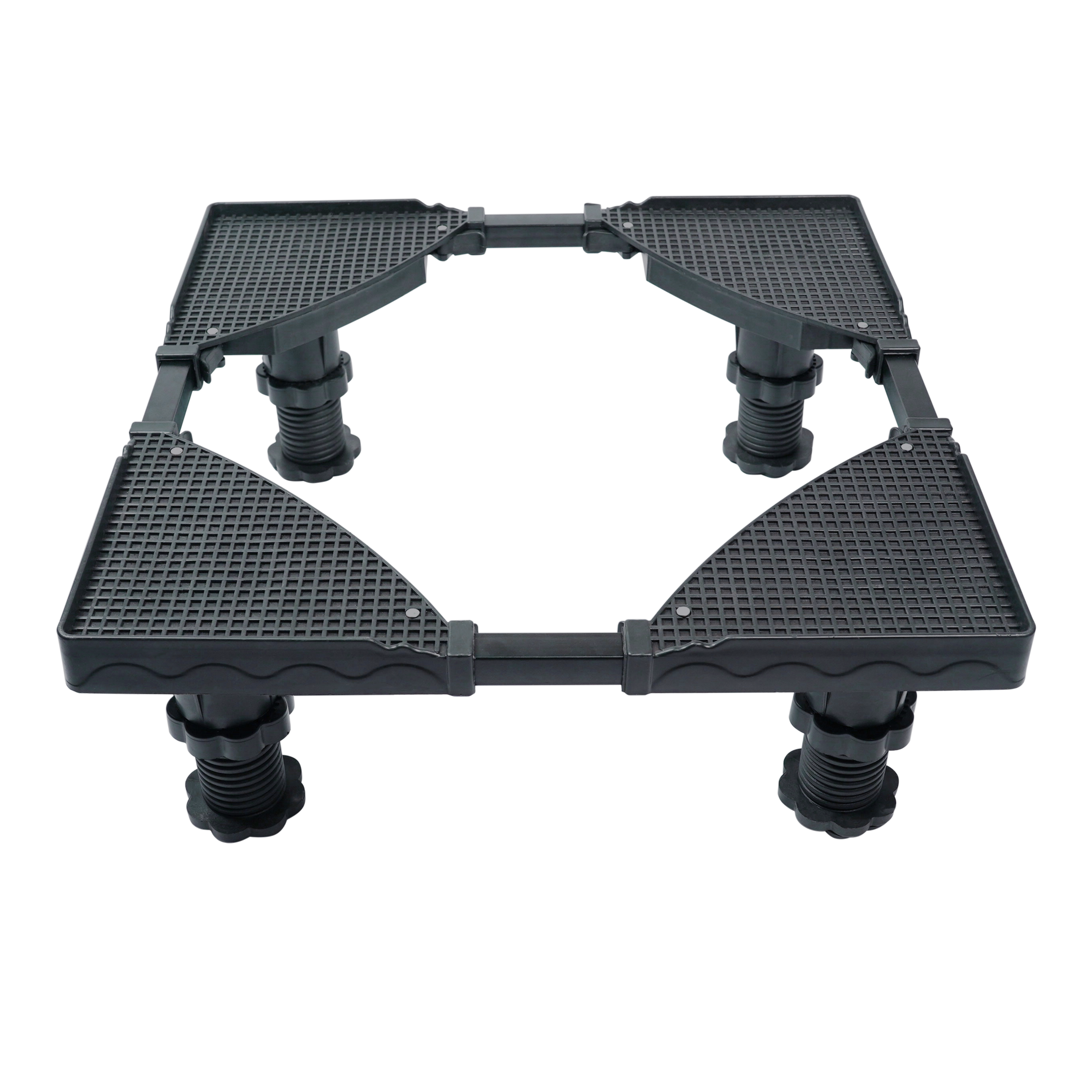 CNS Height Adjustable Washing Machine and Refrigerator Stand - Universal Fit Appliance Stand