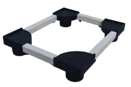 CNS PVC Adjustable Appliance Stand - Lightweight Durable Stand for Washing Machines and Refrigerators