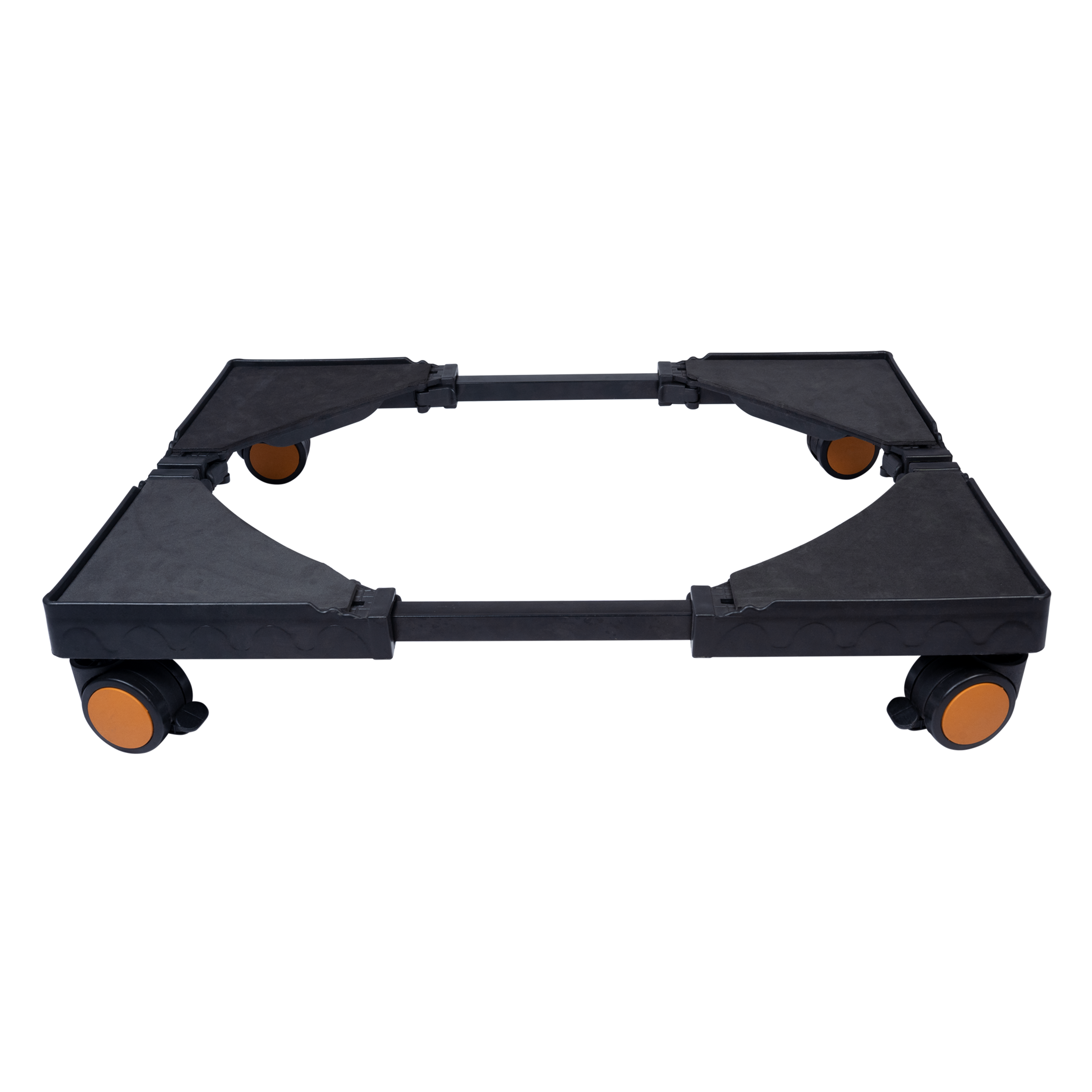 CNS Pipe Adjustable Semi Trolley - Movable Washing Machine Stand with Adjustable Width